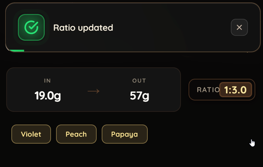 Auto Calculated Ratio