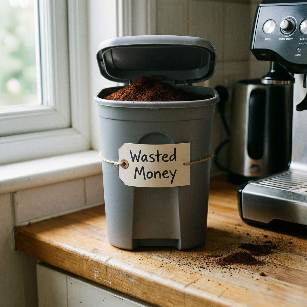 Wasted espresso shots