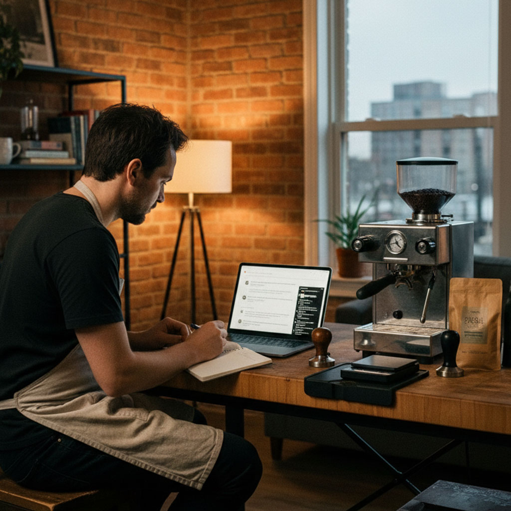 Studying coffee physics