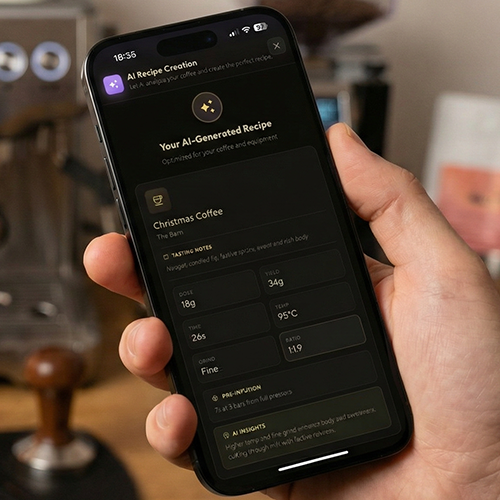 Step 2: Generate your custom espresso recipe